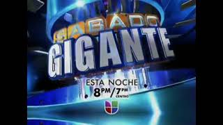 sábado gigante en univisión promo (11/13/2010)