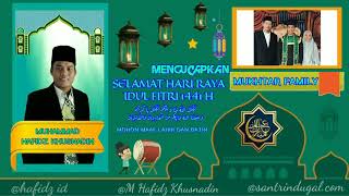 Download lagu Ucapan Selamat Hari Raya idul Fitri Simple green screen Keren mp3