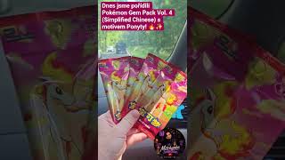 🇨🇳 Nový úlovek! 😍#PokemonTCG #GemPack #ChinesePokemon #Ponyta