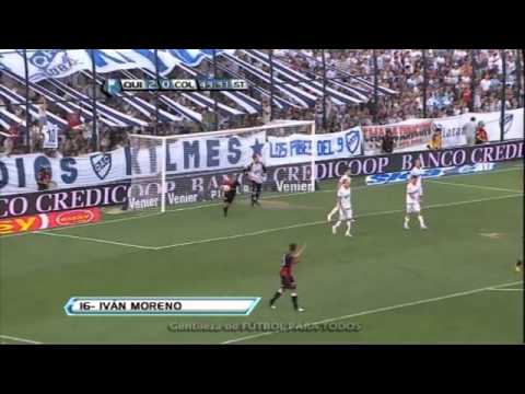 Quilmes 2 vs Colon 1 (Gol de Moreno y Fabianesi) Fecha 13
