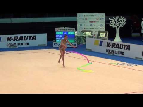 Janika Vartlaan EST ribbon Espoo World Cup 2016