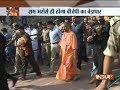 UP CM Yogi Adityanath reaches Chitrakoot's Kamadgiri temple, performs a 6-km long parikrama