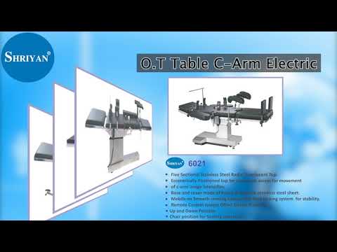 6022 Hydraulic C-Arm OT Table
