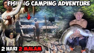 Download lagu Heavy RAIN During Fishing Camping Adventure Exploring the Wilderness of Hulu Sungai mp3
