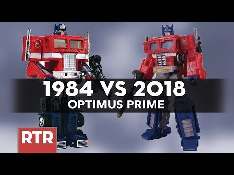 1984 vs 2018 | Optimus Prime Siege War for Cybertron