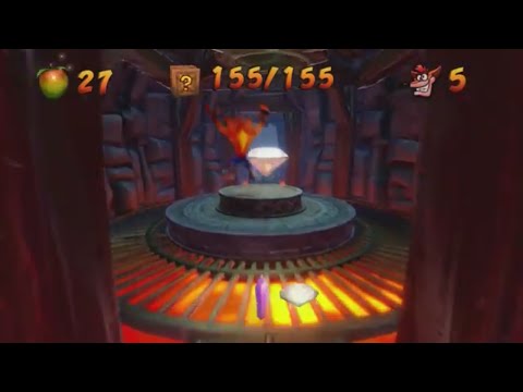 Crash bandicoot 2 : Cold hard crash 100% ALL BOXES/GEMS