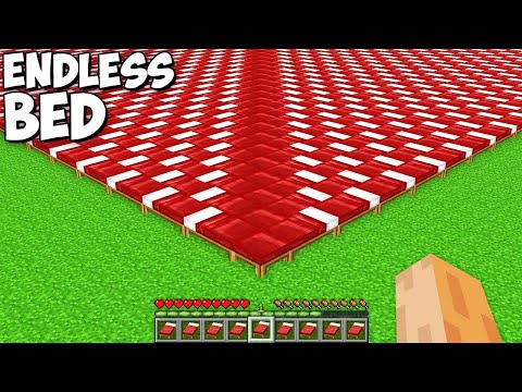 How I found this ENDLESS BED CHUNK in My Minecraft World ??? Secret Longest Bed in Minecraft !!!