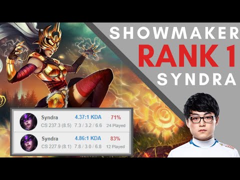 Rank 1 Korea Showmaker's Syndra (Solo Queue Replay Review)