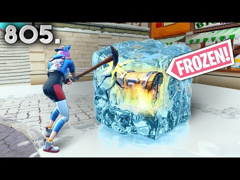 *IMPOSSIBLE* FROZEN CHEST!! - Fortnite Funny WTF Fails and Daily Best Moments Ep. 805