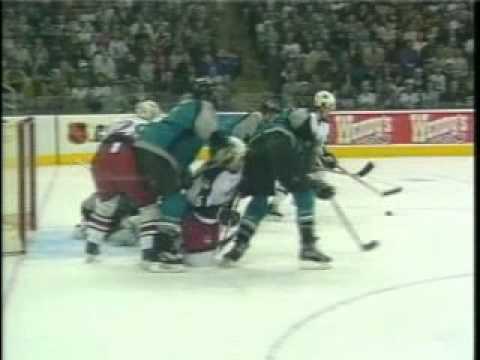 Knutsen Hat Trick 1/24/02 Blue Jackets