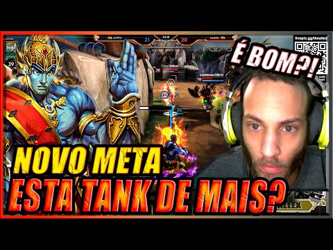 TA TUDO TANK! UM DASH ACABOU COMO JOGO | RAMA, SMITE BR RANKED CONQUISTA