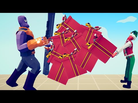 GOD PRESENT ELF vs EVERY BOSS UNIT - TABS Totally Accurate Battle Simulator