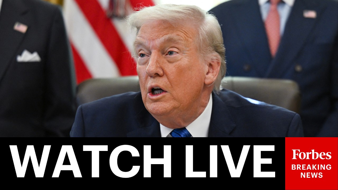 Video | LIVE: President Trump Holds Public Event After Calling Off Planned Attack On Iran