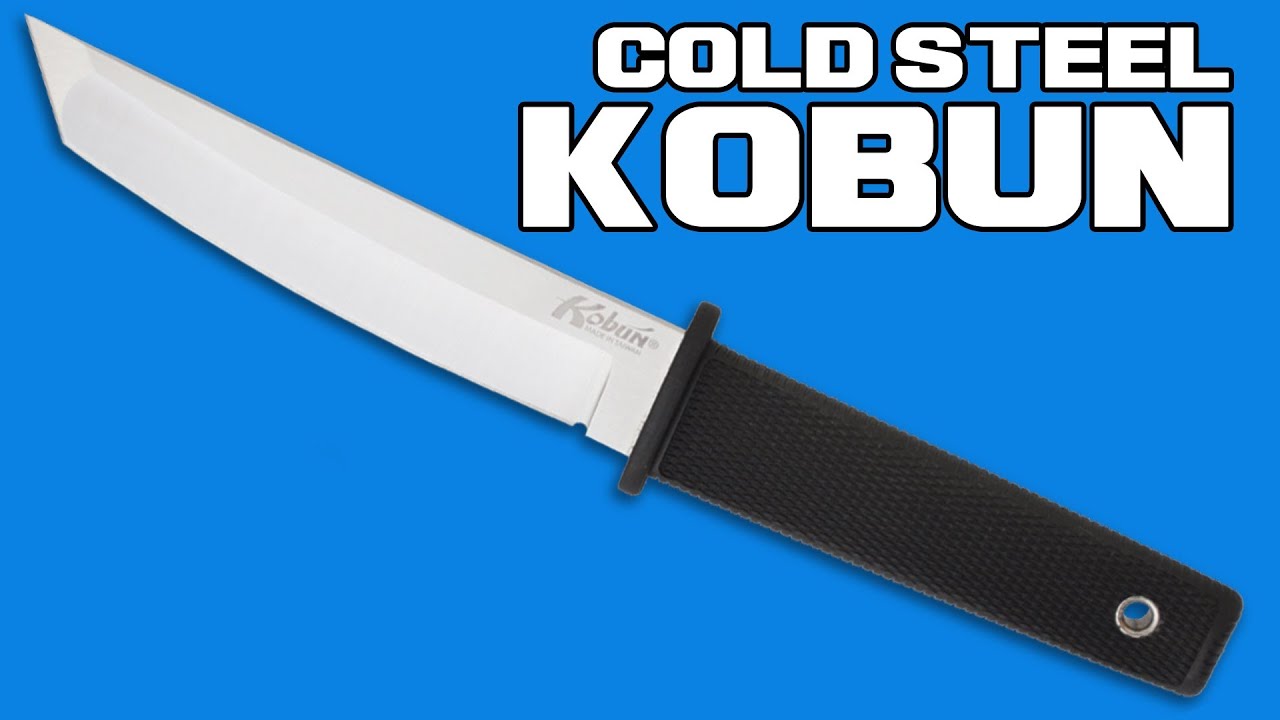 Cold Steel Kobun Tanto Fixed Blade Knife (5.5" Satin) 17T