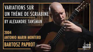 Bartosz Paprot plays Tansman's "Variations sur un théme de Scriabine" on 2004 Antonio Marin Montero