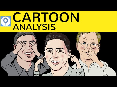Cartoon Analysis - How to write a cartoon analysis / description - Cartoons analysieren in Englisch