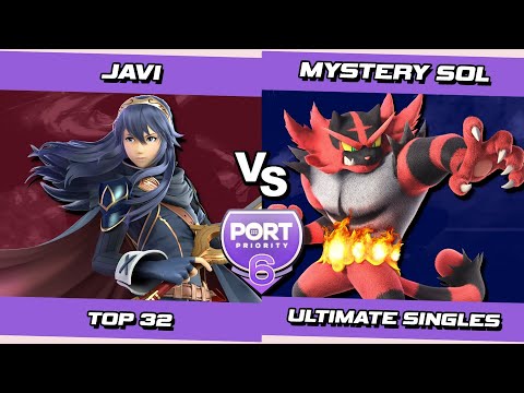 Port 6 Top 32 - Javi (Lucina) Vs. Mystery Sol (Incineroar) SSBU Ultimate Tournament