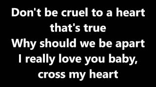 Lyrics~Don&#39;t be cruel-Elvis Presley