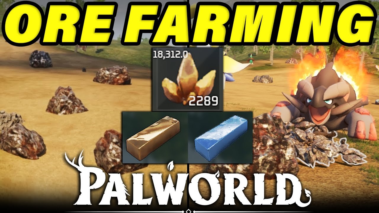 BUILD A PALWORLD ORE MINING BASE IMMEDIATELY! Best Palworld Ore and Ingot Guide!