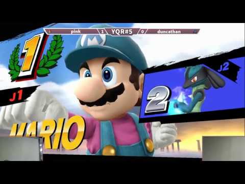 YQR#5 Smash 4 Singles - pink (Mario) vs duncathan (Lucario)
