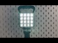 Pracovné LED svetlo na hrot - 12/24V bielo-oranžové / 16x3W + 16x1W / ECER10 (117x280x47mm) - Video Youtube