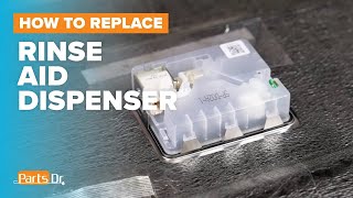 How to replace Detergent & Rinse Aid Dispenser (part # DD81-02628A) on your Samsung Dishwasher