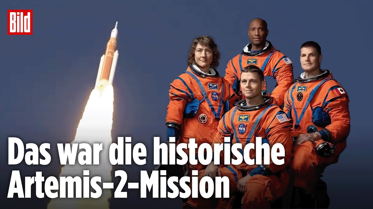 ARTEMIS 2: Das war die erste Mondmission seit 50 Jahren – Crew schreibt Raumfahrt-Geschichte