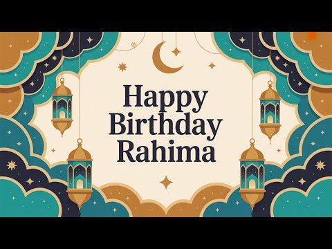 Rahima Birthday Song - Nasheed - Happy