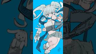 【イラストメイキング】🐇っ娘を描いてみた#オリジナルキャラ#イラスト #メイキング動画#イラストメイキング