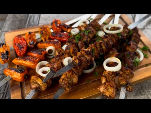 Ukrainian Style Grilled Chicken Kebabs
