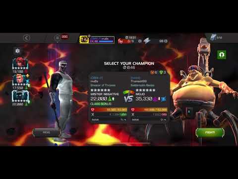 6* Rank 3 Mr Negative Humiliating Footloose Mojo mini in AW - MCOC