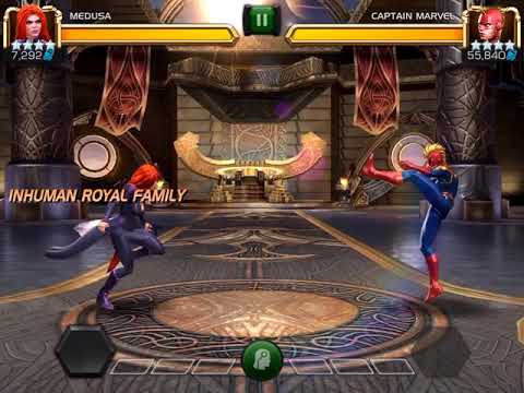 Medusa vs. ROL Captain Marvel