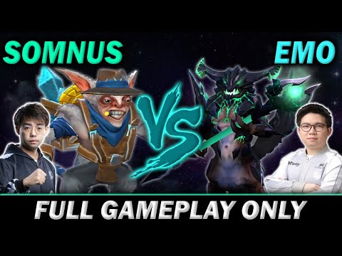China Mid Battle! Somnus Meepo vs OD Emo - Full Gameplay Meepo #484