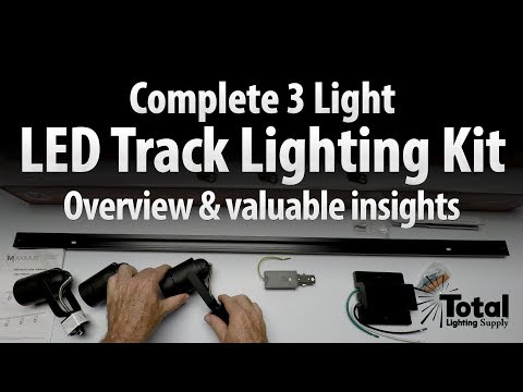 Complete 3 LED Light Track Lighting Kit Overview & Valuable Insights - Lightfair 2017 Ep.3