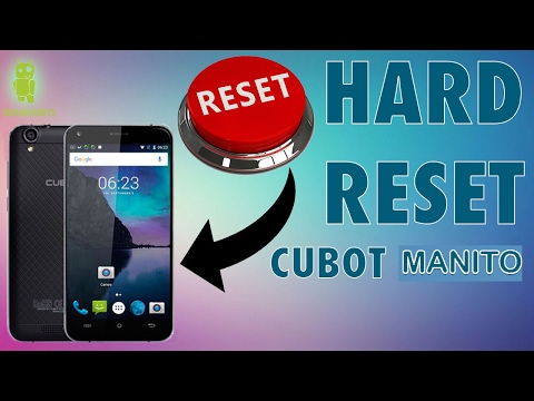Como formatear / resetear modo fábrica el Cubot Manito
