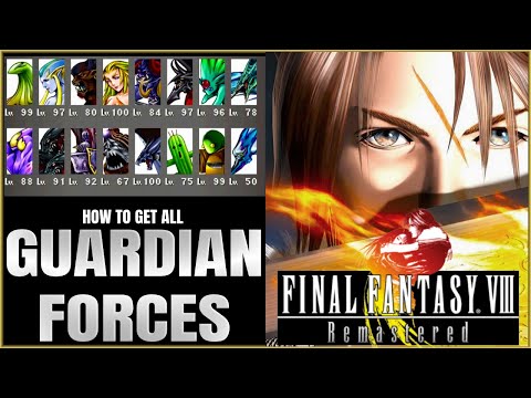 Final Fantasy 8 Remastered | How to get all GF's