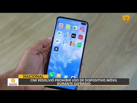 CNE resolvió prohibir uso de dispositivo móvil durante sufragio