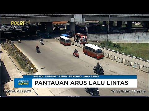 NTMC POLRI - PANTAUAN ARUS LALU LINTAS SIANG 15/09/25