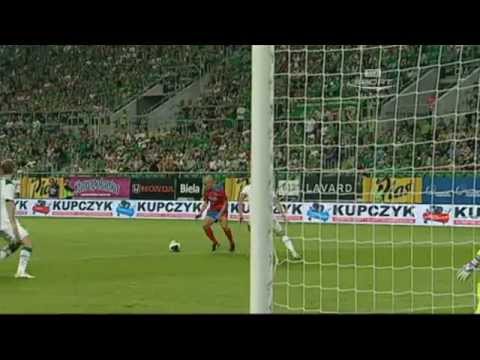 LM: Śląsk Wrocław - Helsingborgs IF 0:2: gol Anderssona (beautiful goal by Andersson)