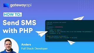 How to send SMS messages with PHP - GatewayAPI