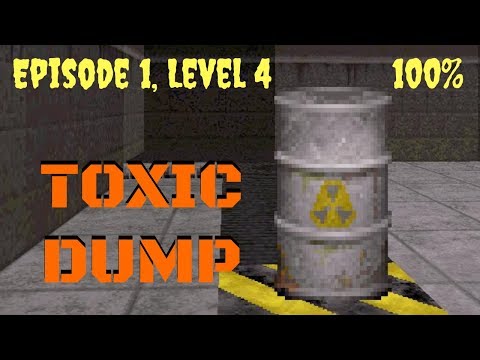 Duke Nukem 3D (100%) Walkthrough (E1L4: Toxic Dump)