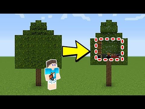 Robin Hood Gamer - HOW TO MAKE A 100% SECRET HOUSE INSIDE A TREE IN MINECRAFT (World Record)
