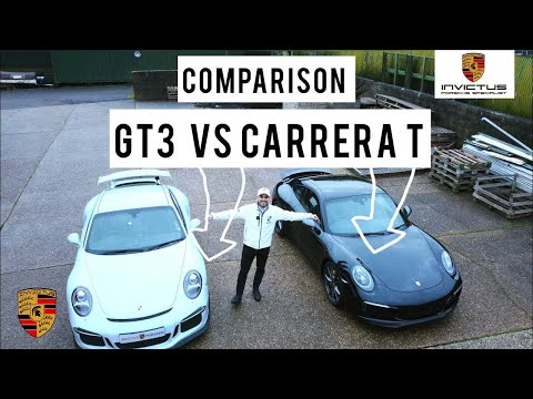 Comparison of the Porsche 911 991.1 GT3 vs 991.2 Carrera T | Invictus Porsche