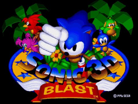 Sonic 3D: Flickies' Island/Sonic 3D Blast (Mega Drive/Genesis) playthrough ~Longplay~