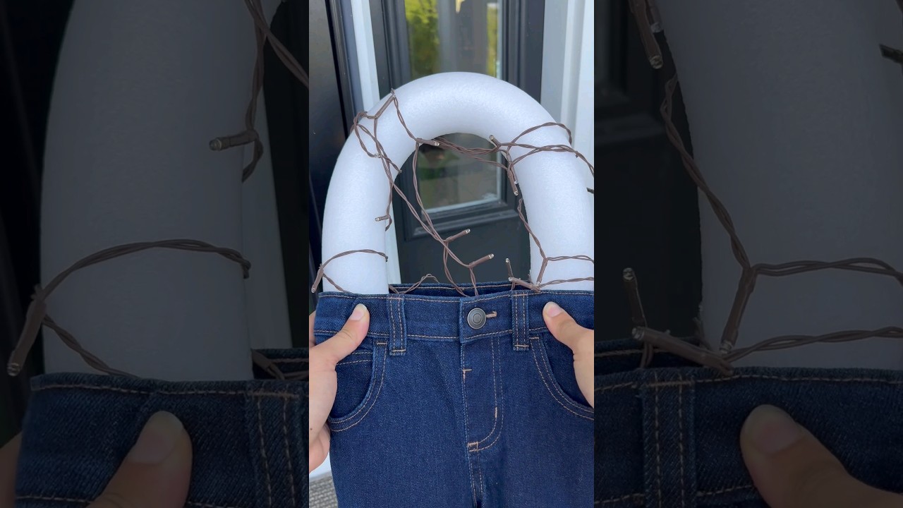 Transform pool noodles into ghosts! #diy #halloween #halloweendecorations #artsandcrafts