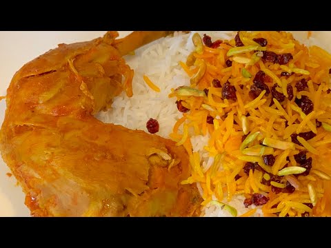 Iranian Barberry Rice With Chicken ~ Mom’s Cuisine
