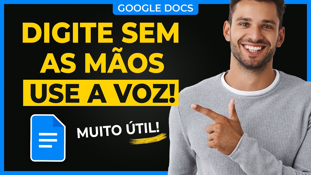 Como Digitar Por Voz no Google Docs [Muito Útil]