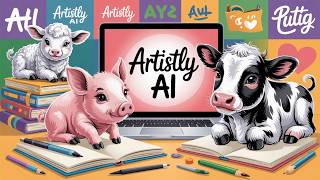 🦊 How I Sold a Woodland Farm Animal Clipart Bundle on Etsy with Artistly AI (Full Walkthrough) 🐮