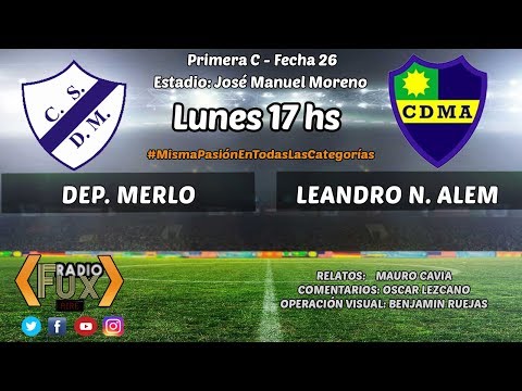 Deportivo Merlo vs Leandro N. Alem en VIVO - Primera C
