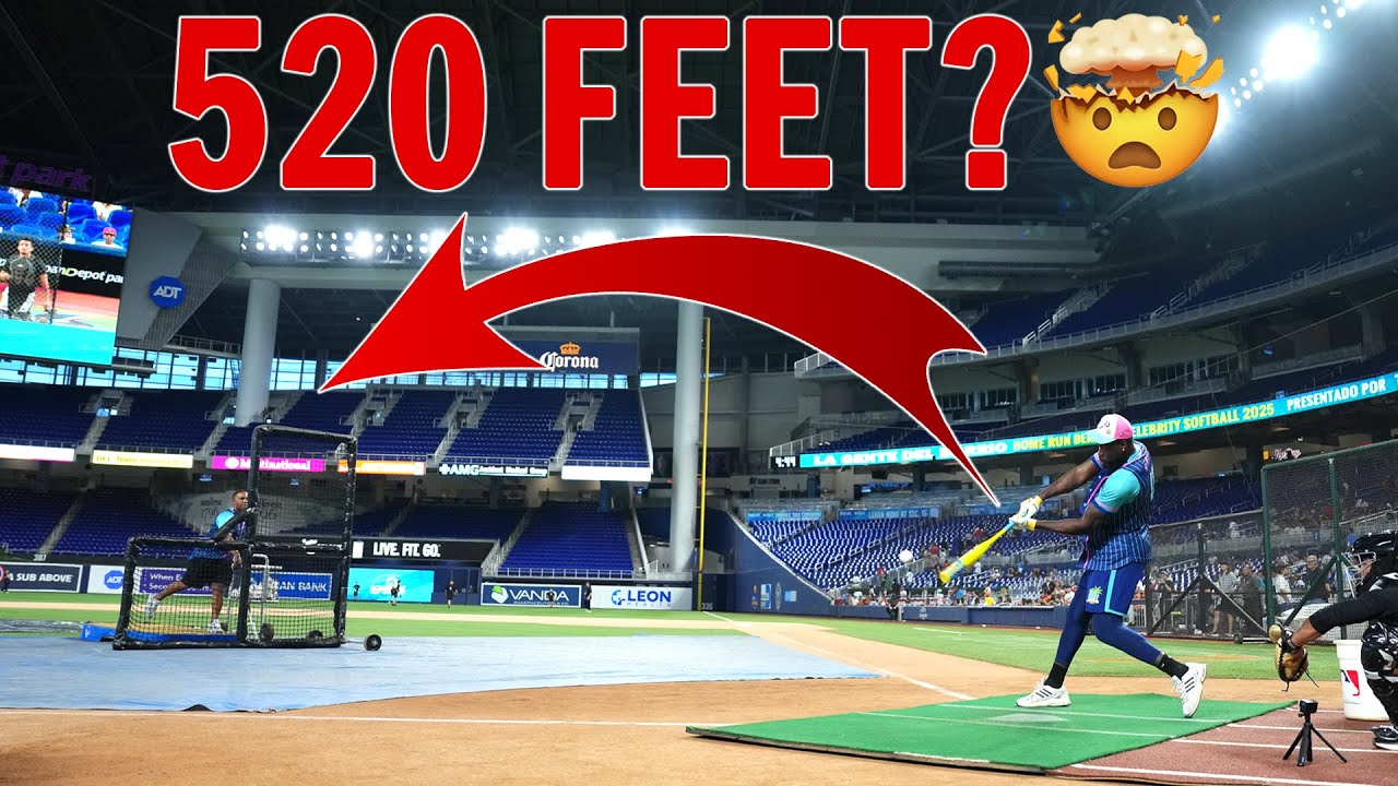 520 FEET HOMERS?! What happens when MLB players use metal bats 😳